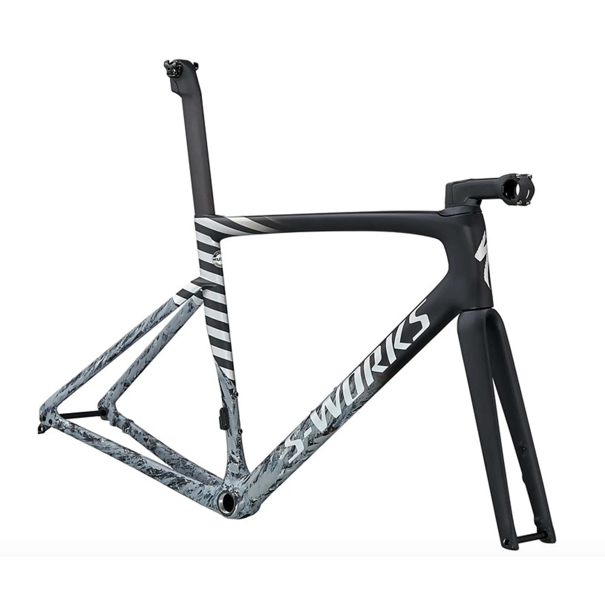 Specialized S Works Tarmac SL7 Frameset Black Cool Grey Dove Grey Spectraflair